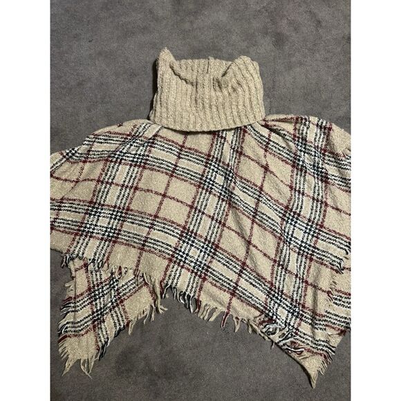 Time And Tru Cowl Neck Poncho Sz Lg/ Xlg‎ - Picture 1 of 2